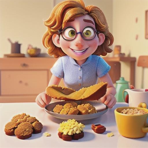 Sultana and cornflake cookies