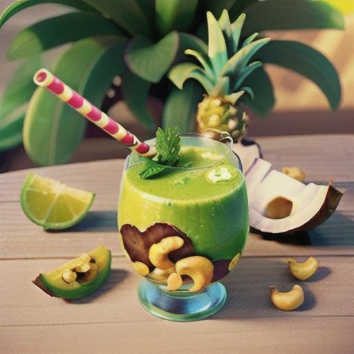 Wild Pina Colada Green Smoothie
