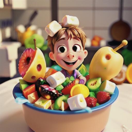 Creamy Overnight Fruit Salad