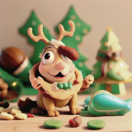 Peanut Butter Reindeer Cookies