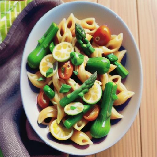 Creamy Lemon Vegetable Pasta
