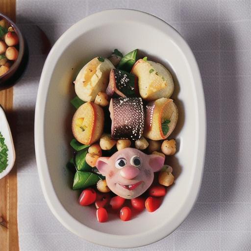 Greek pork with chickpeas