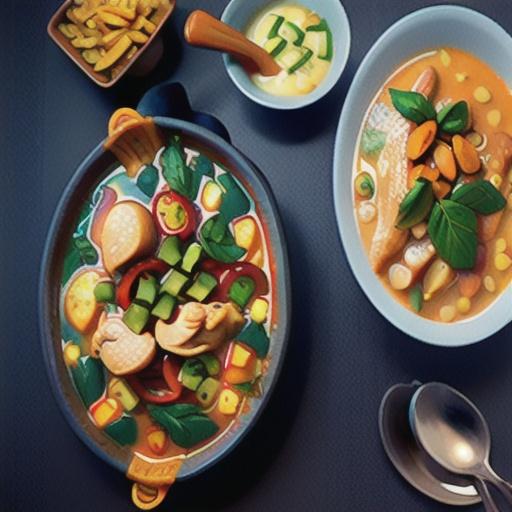 Chicken mulligatawny stoup