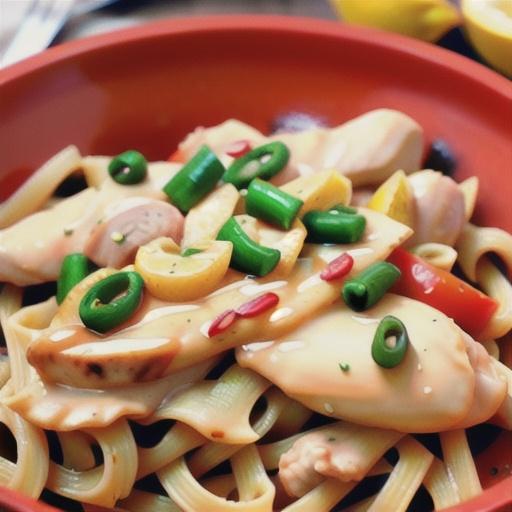 Lemon-Pepper Chicken Pasta