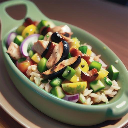 Lemon BBQ Chicken Salad