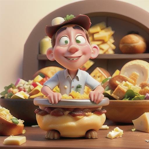 Ham and Cheese Salad Bowl