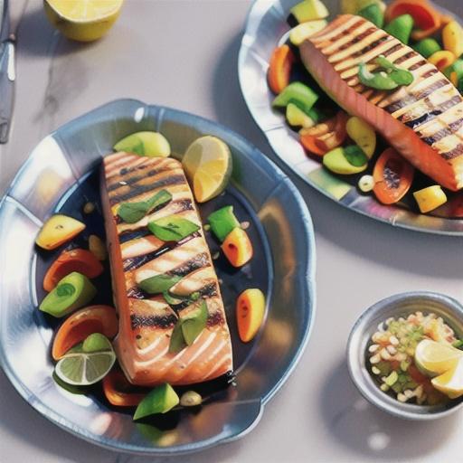Grilled Salmon in Foil