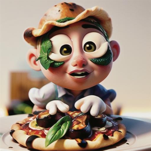 Mediterranean lamb pizza