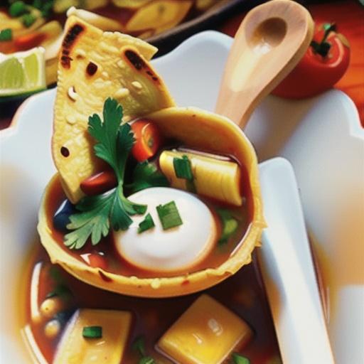 Sopa de tortilla (tortilla soup)