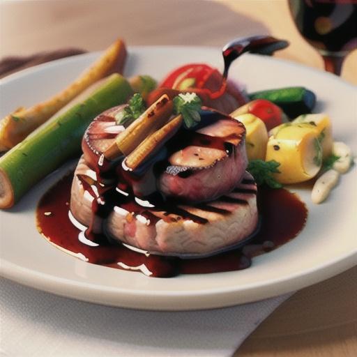 Filet Mignon with Red Wine Sauce