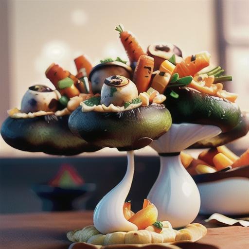 Giant Stuffed Mushrooms