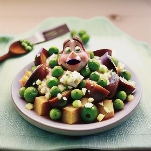 Pea and feta risotto