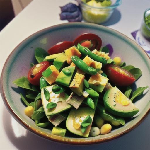 Arugula Salad with Avocado Citrus Vinaigrette