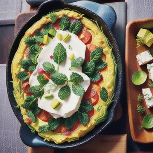 Kale and Fennel Frond Frittata