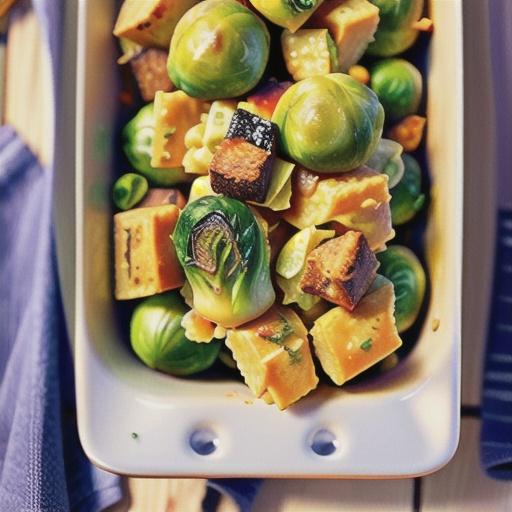 Cheesy Brussels Sprouts Casserole