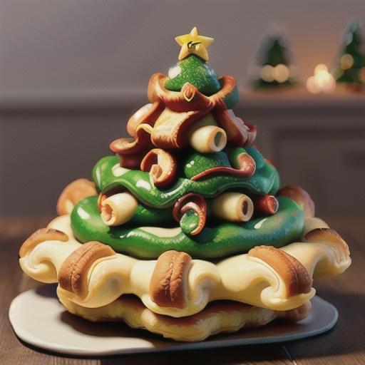 Cheese Twist Christmas Tree