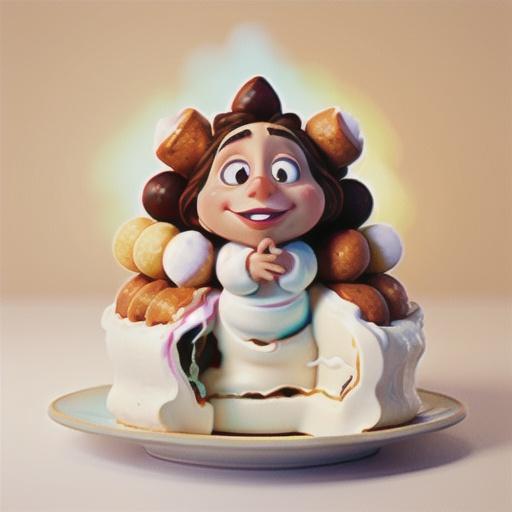 Super-fluffy marshmallow pavlova