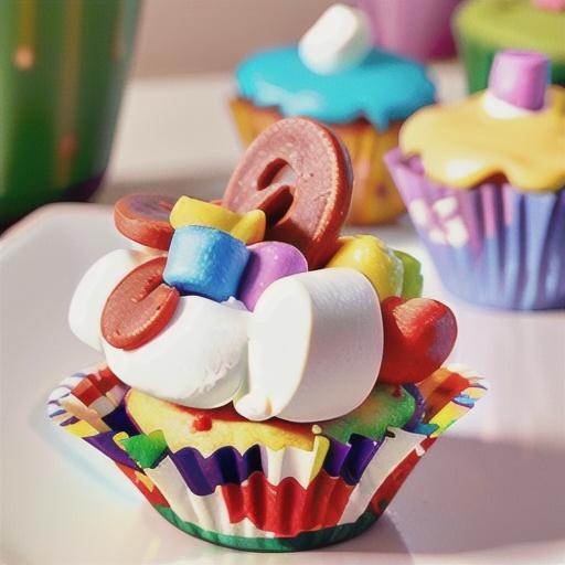 Marshmallow cupcakes