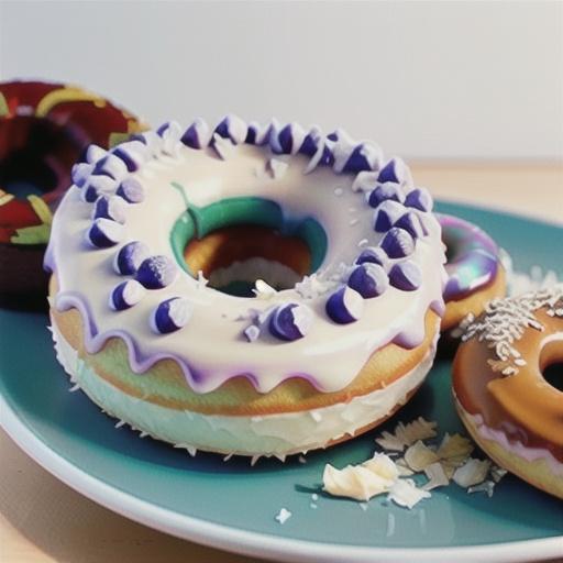 Coconut Vanilla Doughnuts