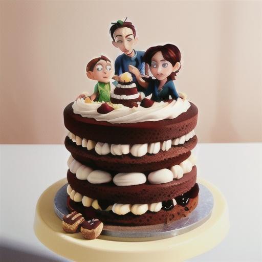 Triple-choc celebration cake recipe