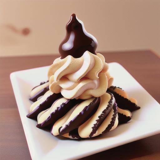 Chocolate Sundae Cone Cookies
