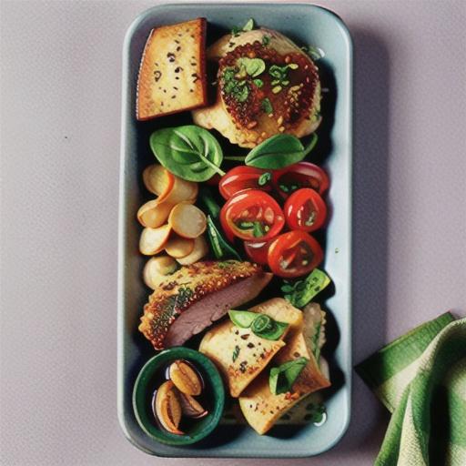 Brazil nut-crusted chicken