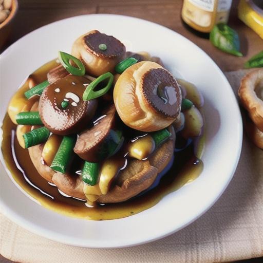 Beef in stout with yorkshire puds