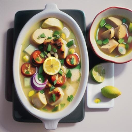 Greek lemon and chicken slow-cooker soup