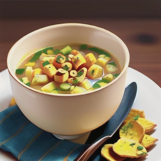 Indian spiced parsnip soup