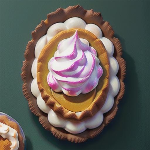 Pumpkin Pie with Vanilla Meringue