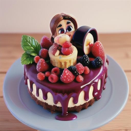 Raspberry Topped Fudgy Cheesecake