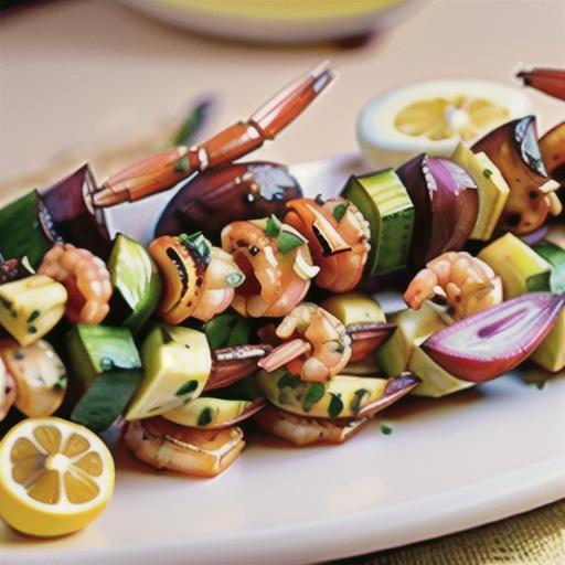 Garlic Shrimp Kabobs