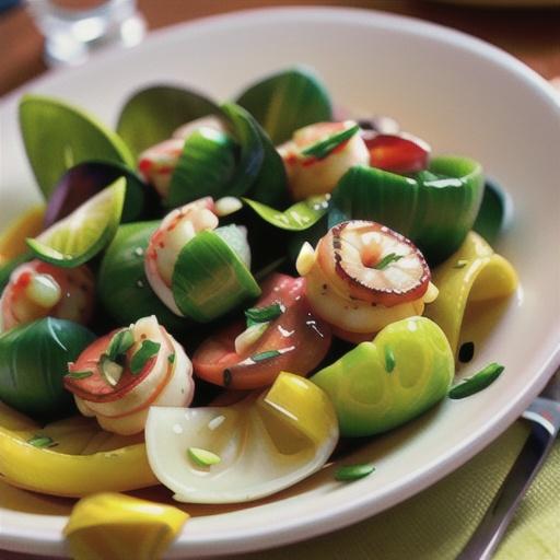 Italian Scallop and Shrimp Salad