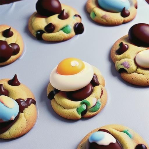 Eggless Chocolate Chip Cookies