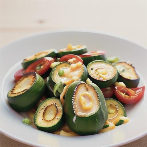 Sautéed Zucchini with Gruyere