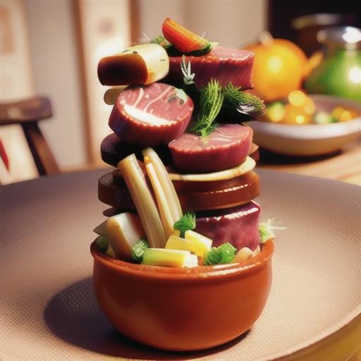 Spiced corned beef with orange and fennel glaze