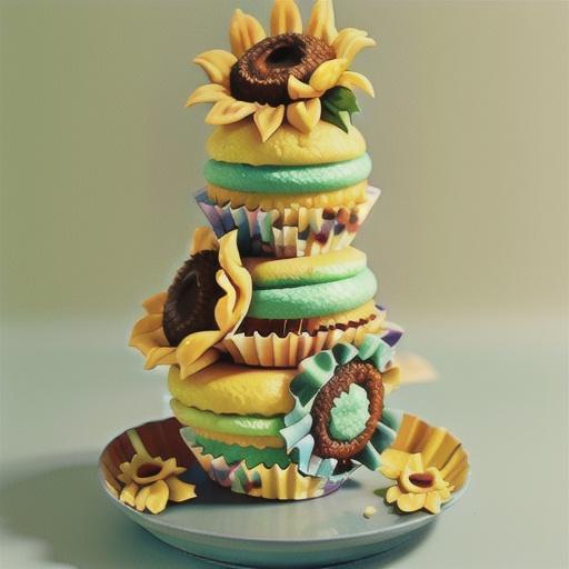 Sunflower Cupcakes