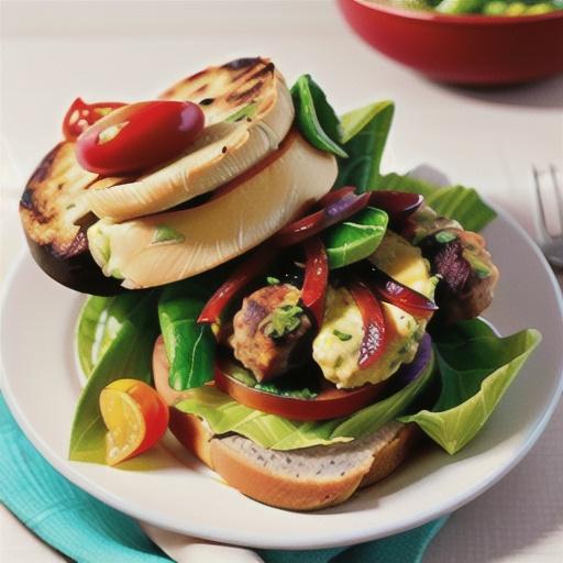 Spicy turkey burgers (low-fat)