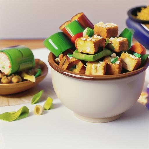 Fried Tofu Lentil Bites