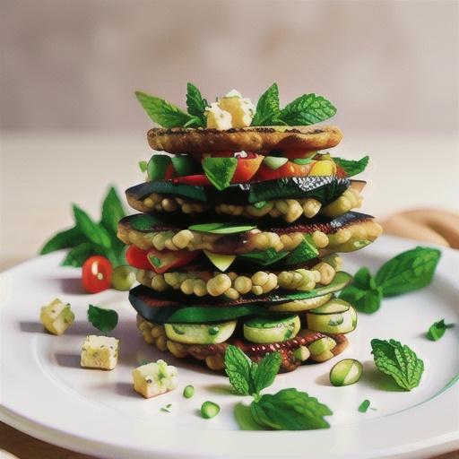 Zucchini, lentil & feta fritters with tomato salsa & mint