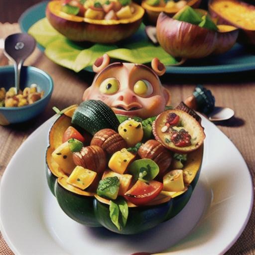 Sausage and Beef Stuffed Acorn Squash