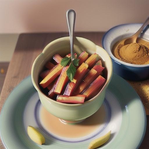 Baked Rhubarb Sauce