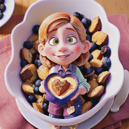 Blueberry Almond Cobbler