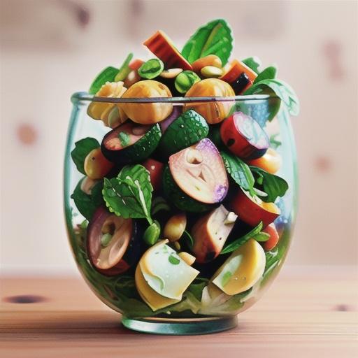 No-cook tarragon, mint and chicken salad