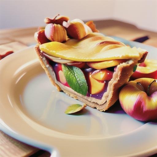 Apple and Nectarine Pie