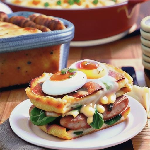 Cheesy Sausage and Egg Bake
