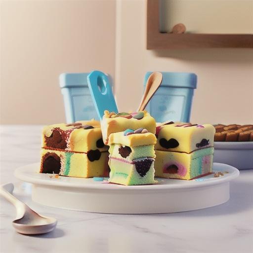 Cake Batter Cookie Bars