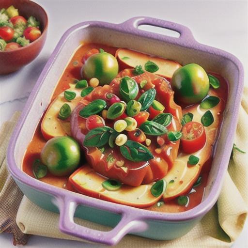 Eggplant and tomato bake