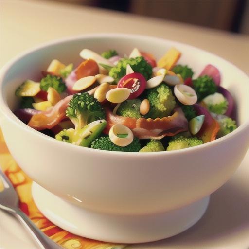 Creamy Bacon and Broccoli Salad