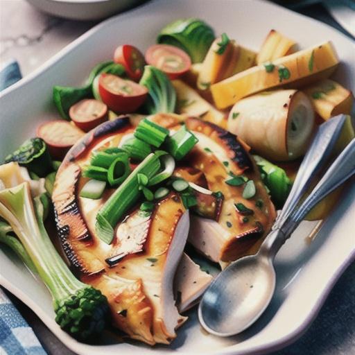 Skillet Chicken with Baby Bok Choy